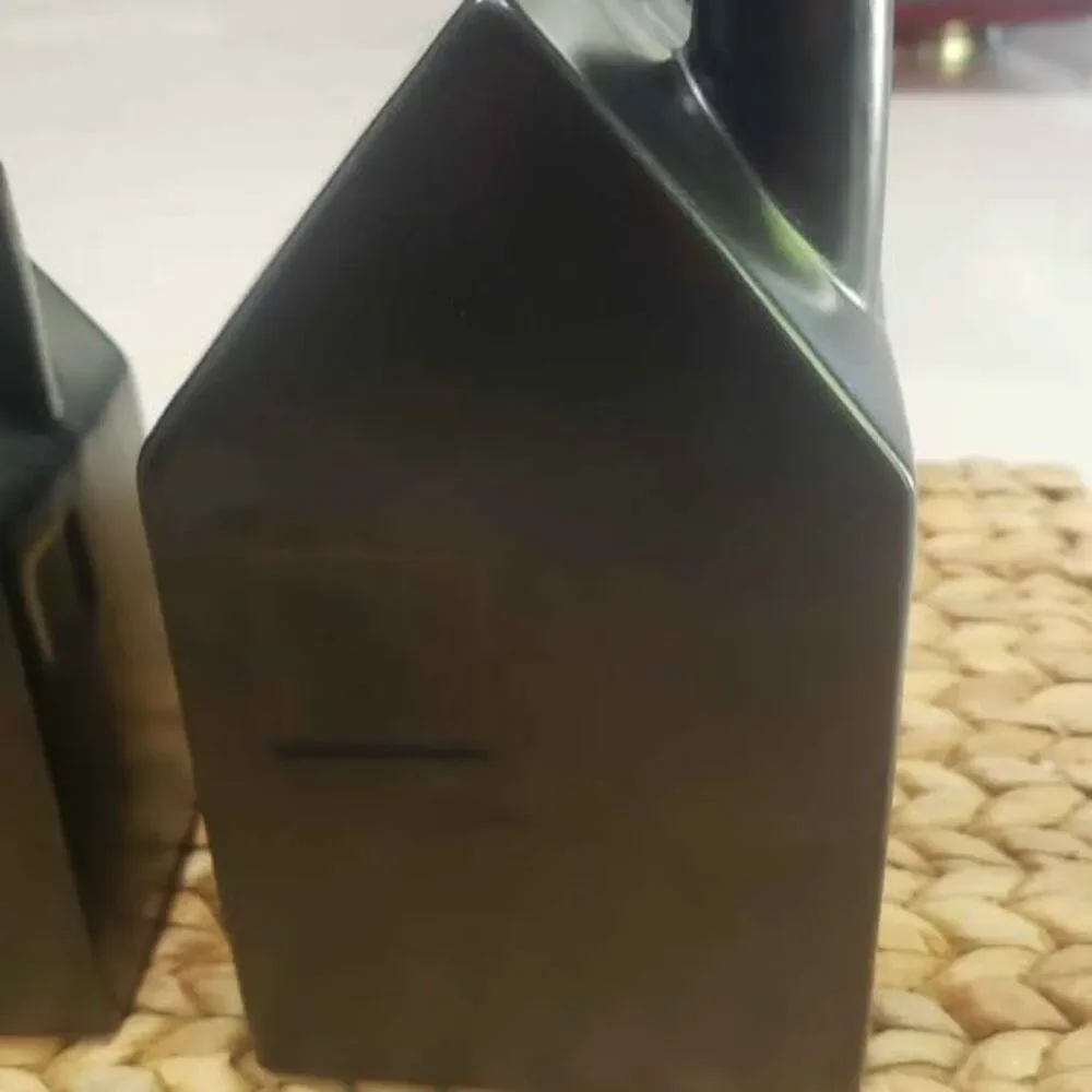 Hearth and Hand (3) Magnolia Black Houses Bud Vases Target Limited Edition
